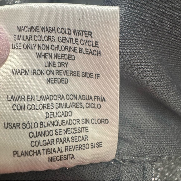 Speechless Juniors' Dress Size 3‎ Black Silver Shimmer  Homecoming Pockets Flare - Picture 8 of 12